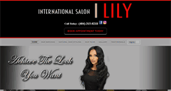 Desktop Screenshot of lilyinternationalsalon.com